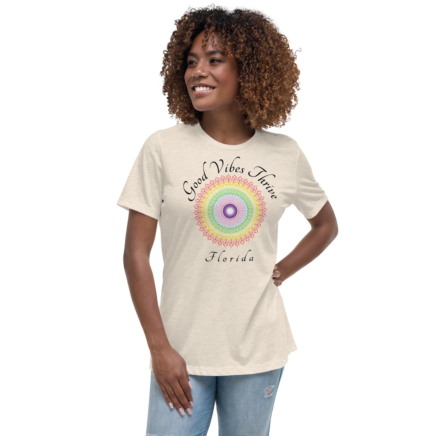 GOOD VIBES Women's Relaxed T-Shirt
