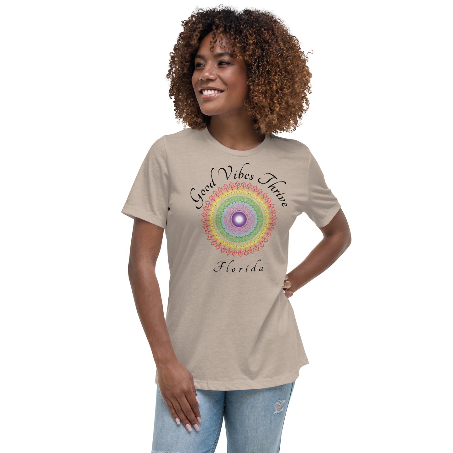 GOOD VIBES Women's Relaxed T-Shirt
